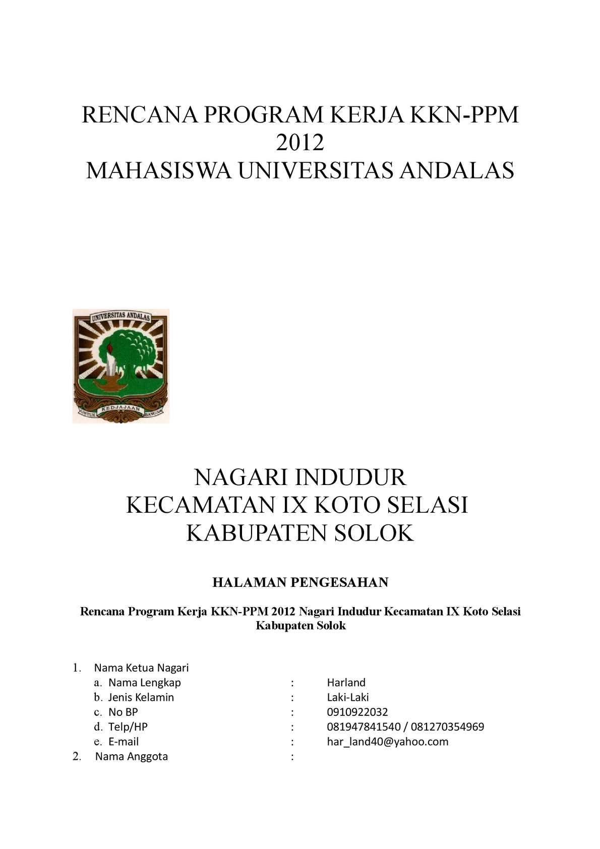 Detail Contoh Program Kkn Nomer 19