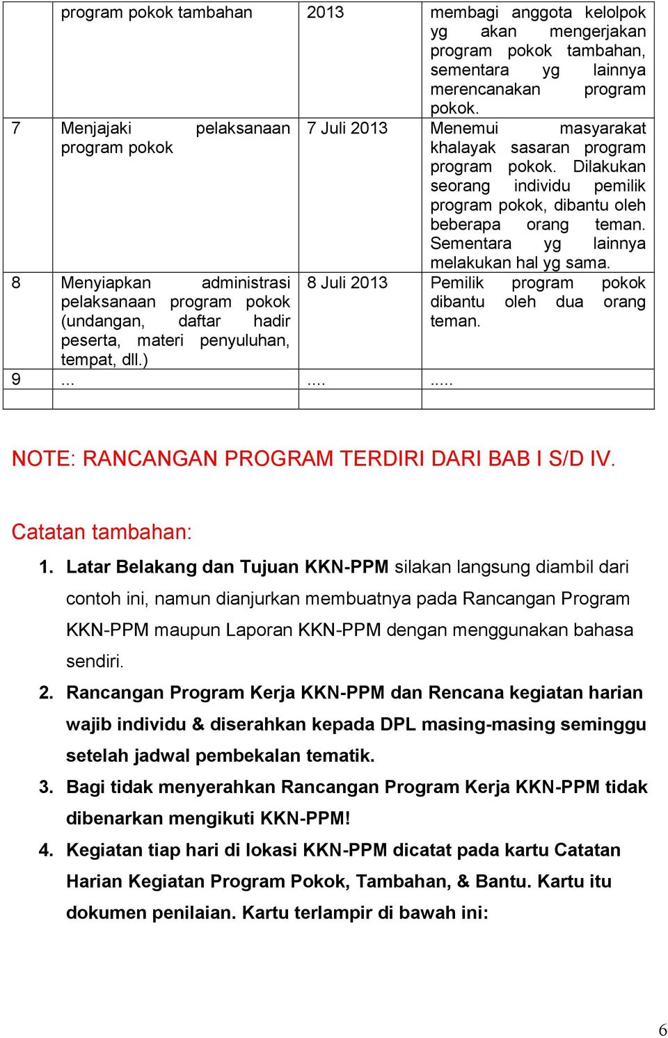 Detail Contoh Program Kkn Nomer 21