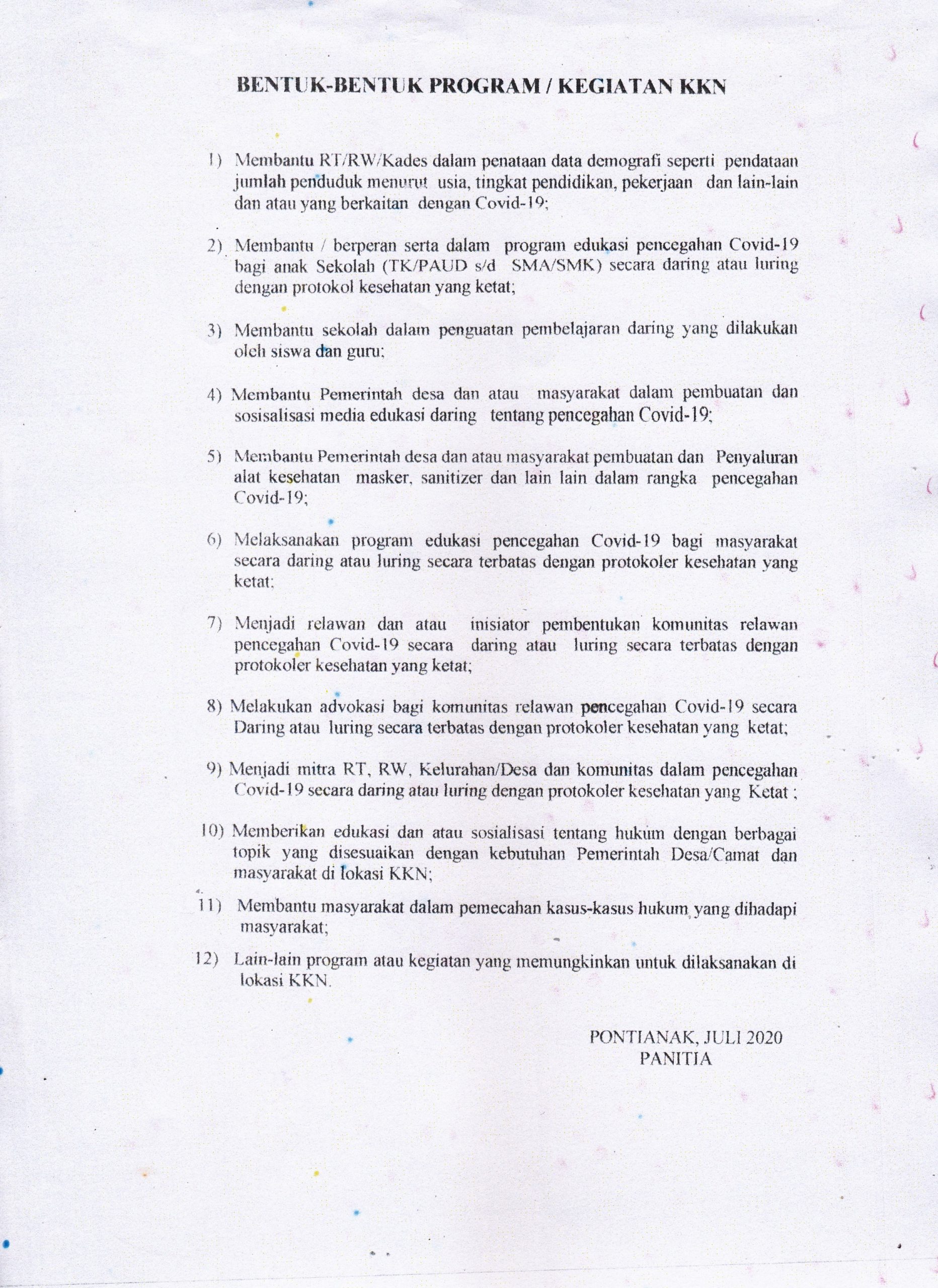Detail Contoh Program Kkn Nomer 31