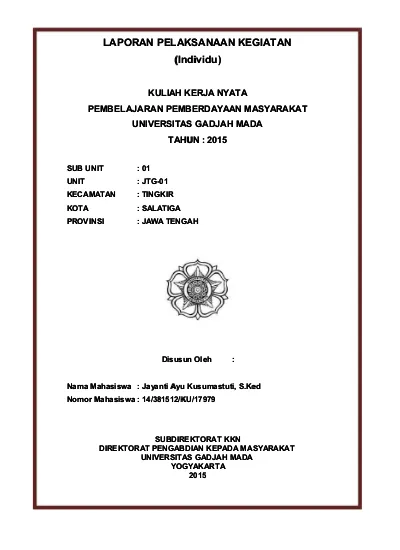 Detail Contoh Program Kkn Nomer 34