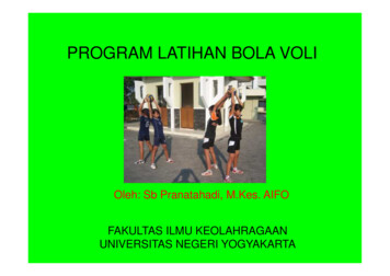 Detail Contoh Program Latihan Bola Voli Nomer 15