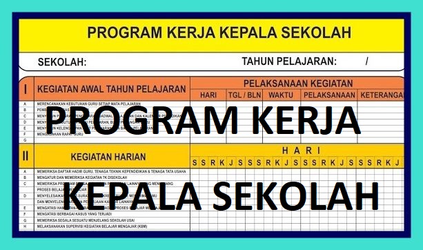 Detail Contoh Program Manajerial Kepala Sekolah Nomer 49