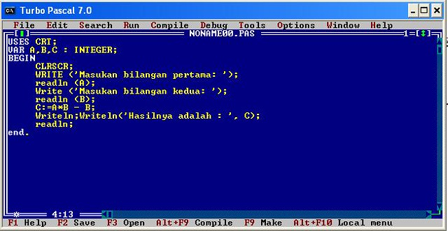 Contoh Program Pascal - KibrisPDR