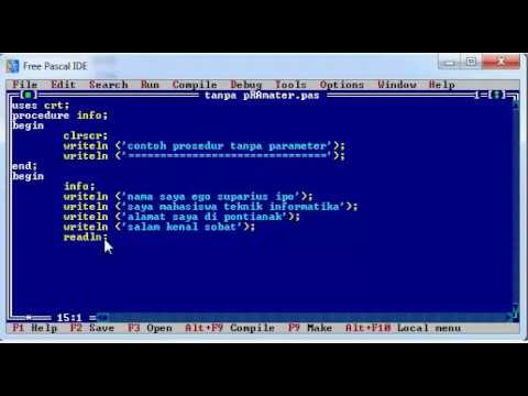 Detail Contoh Program Pascal Nomer 2