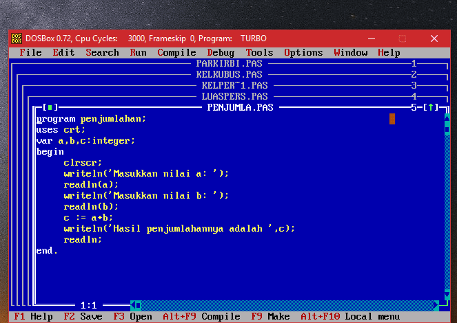 Detail Contoh Program Pascal Sederhana Nomer 15