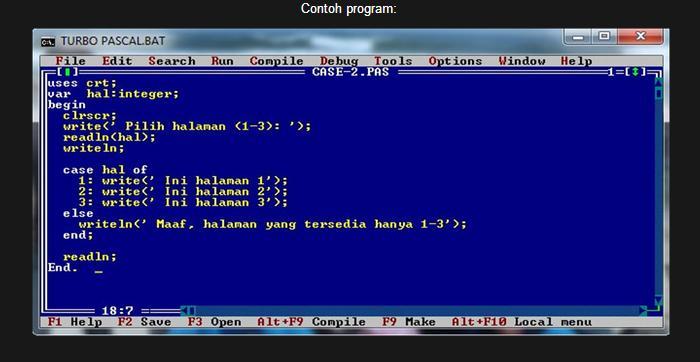 Detail Contoh Program Pascal Sederhana Nomer 35