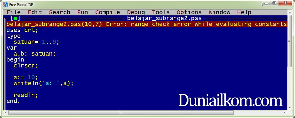 Detail Contoh Program Pascal Sederhana Nomer 43