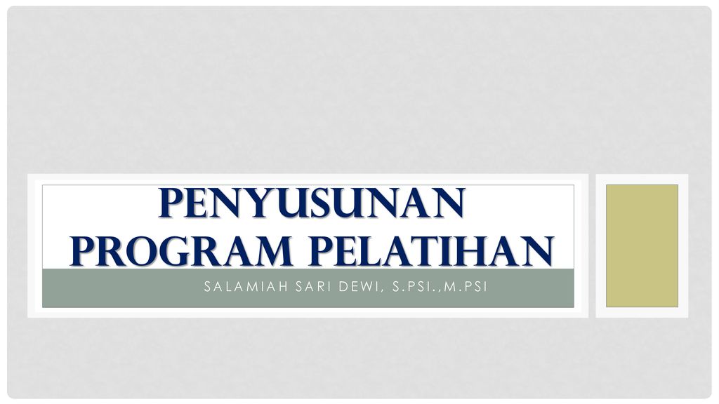 Detail Contoh Program Pelatihan Nomer 37