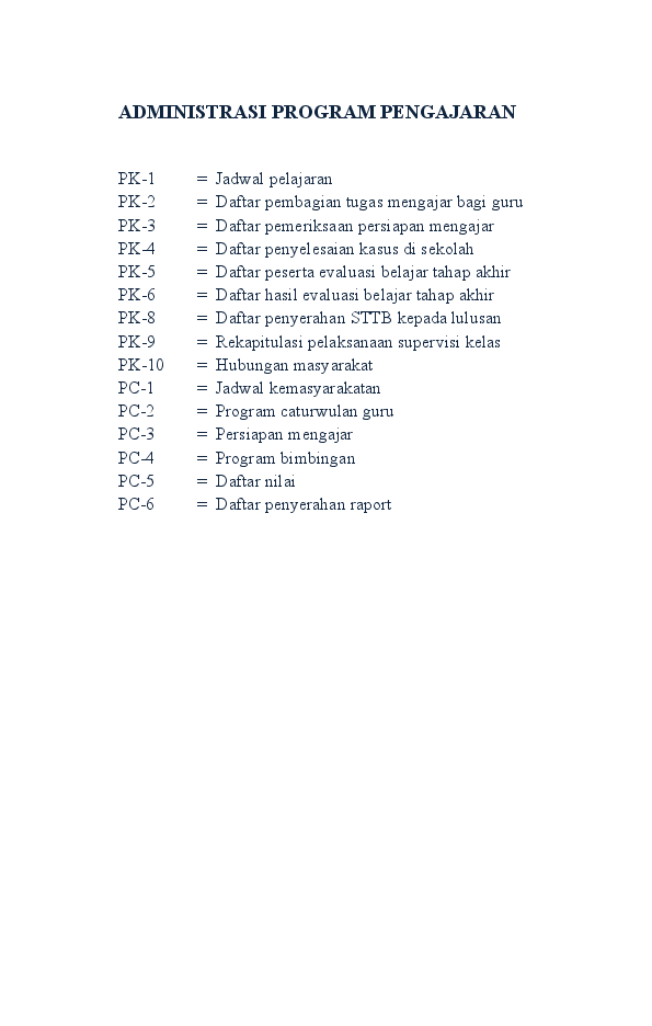 Detail Contoh Program Pembelajaran Nomer 17