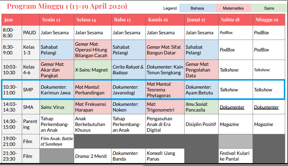 Detail Contoh Program Pembelajaran Nomer 39
