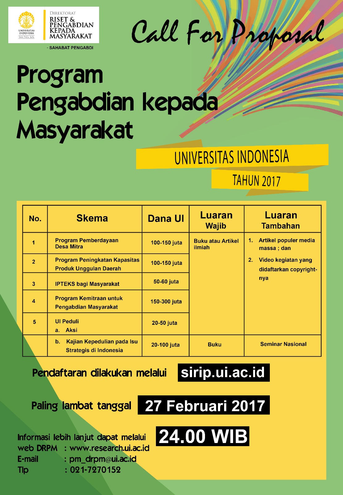 Contoh Program Pengabdian Masyarakat - KibrisPDR