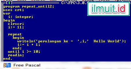 Detail Contoh Program Perulangan Nomer 29