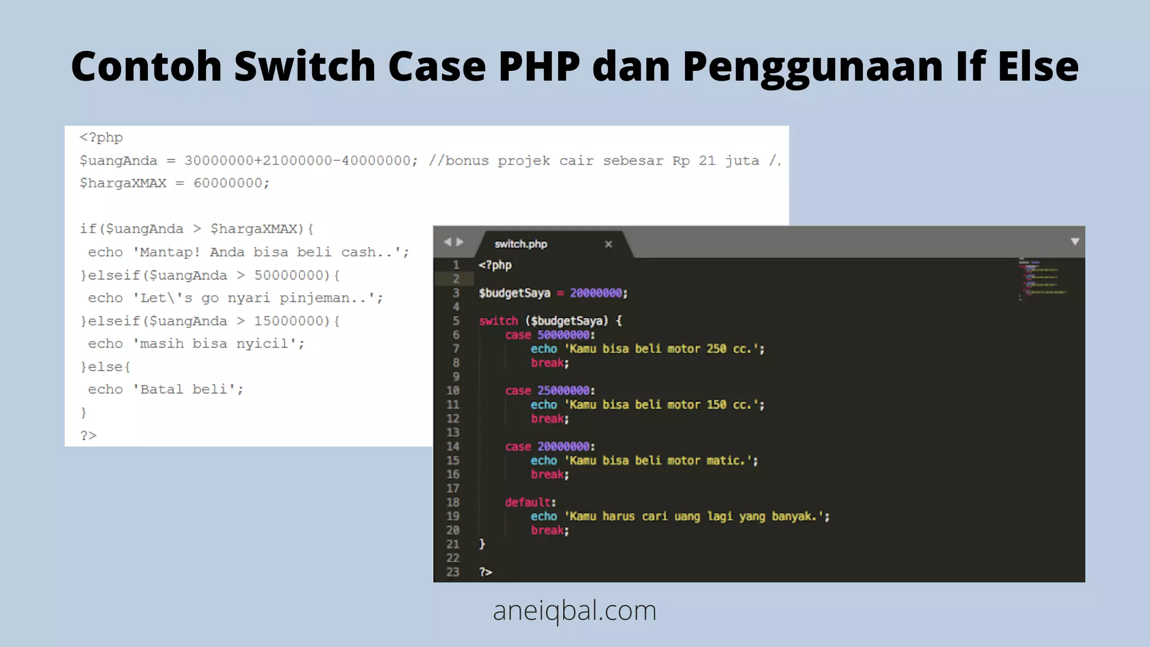 Detail Contoh Program Php Nomer 19