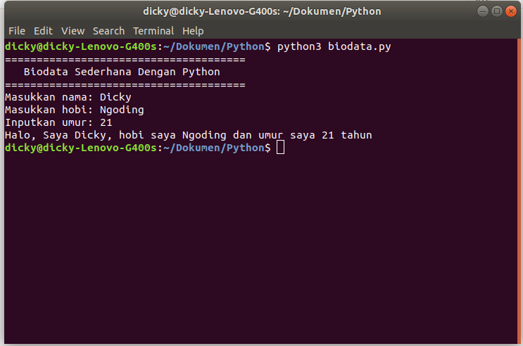 Contoh Program Python Biodata - 52+ Koleksi Gambar