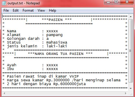 Detail Contoh Program Rawat Inap Rumah Sakit Nomer 10