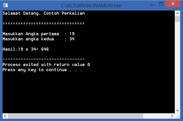 Detail Contoh Program Sederhana Nomer 2