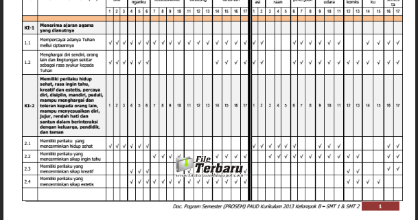 Detail Contoh Program Semester Nomer 26