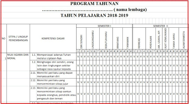 Detail Contoh Program Semester Nomer 41