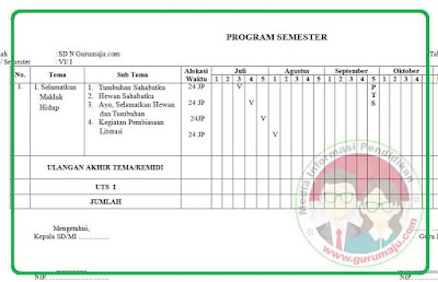 Detail Contoh Program Semester K13 Nomer 36