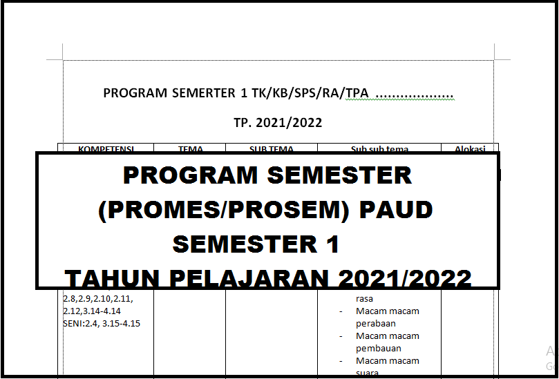 Detail Contoh Program Semester K13 Nomer 53