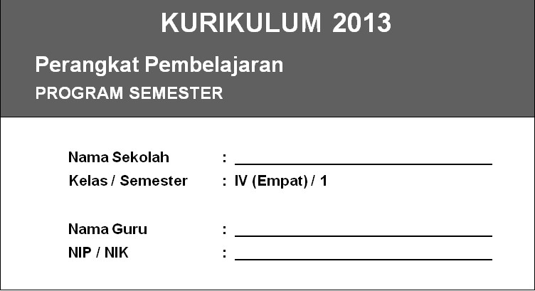 Detail Contoh Program Semester Sd Nomer 45