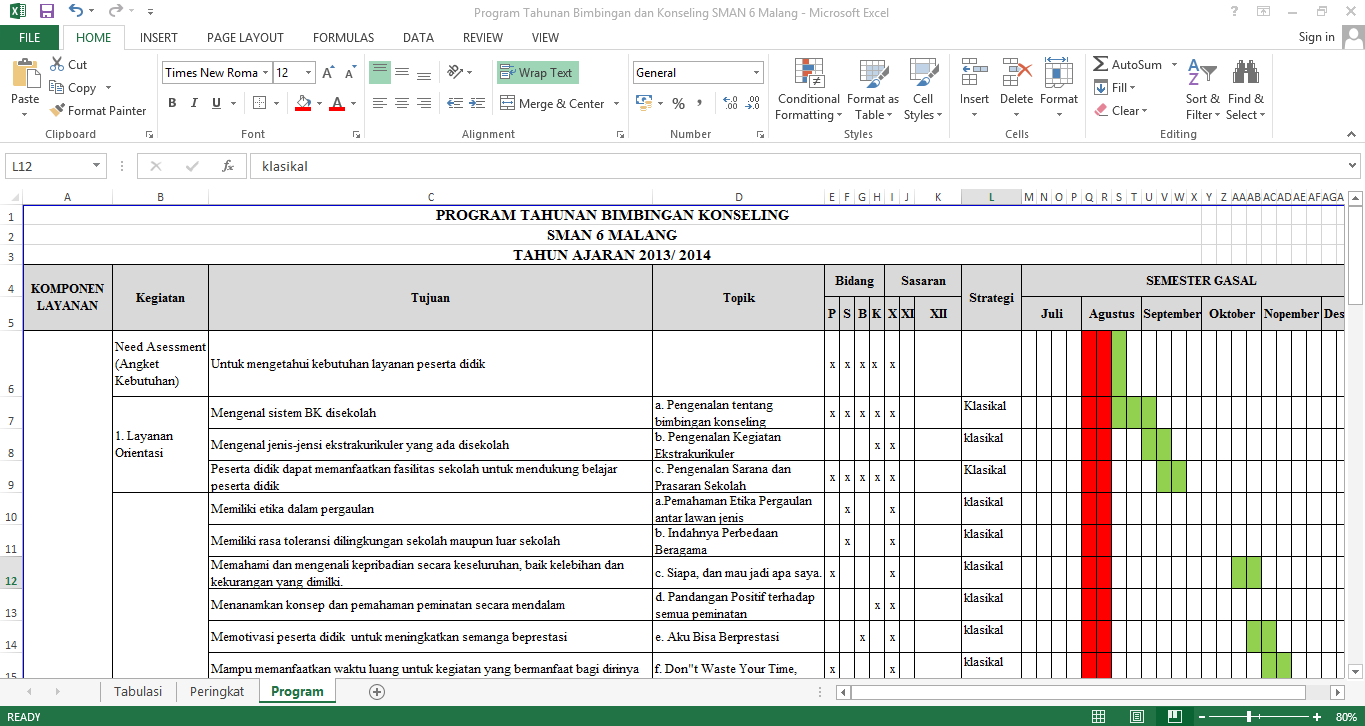 Detail Contoh Program Tahunan Nomer 35