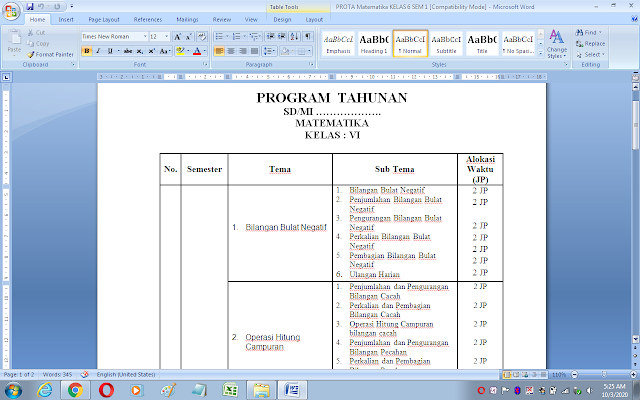 Detail Contoh Program Tahunan Nomer 53