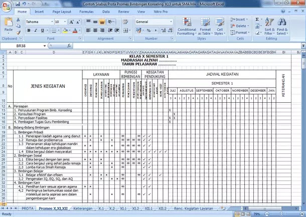 Detail Contoh Program Tahunan Bk Nomer 38