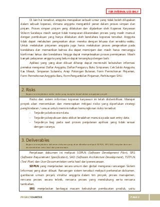 Detail Contoh Project Charter Sederhana Nomer 25