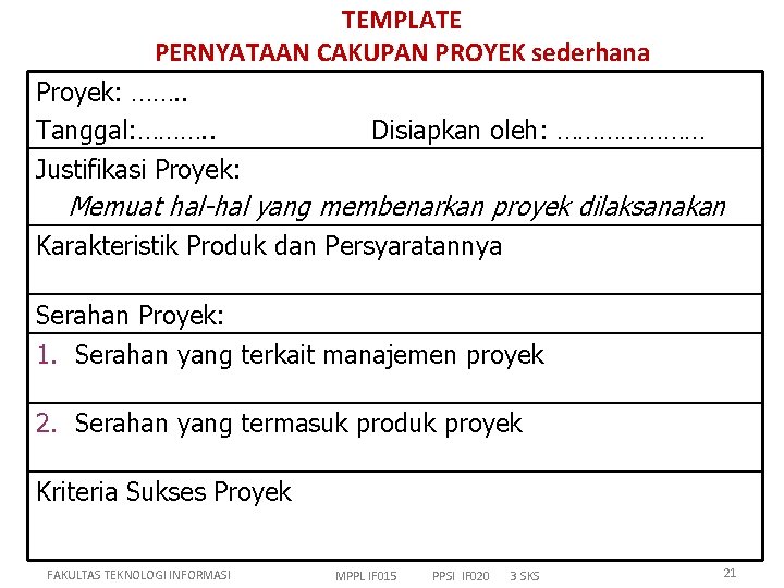 Detail Contoh Project Charter Sederhana Nomer 46