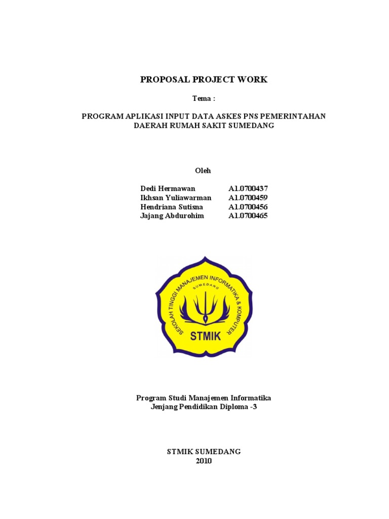 Detail Contoh Project Work Nomer 5