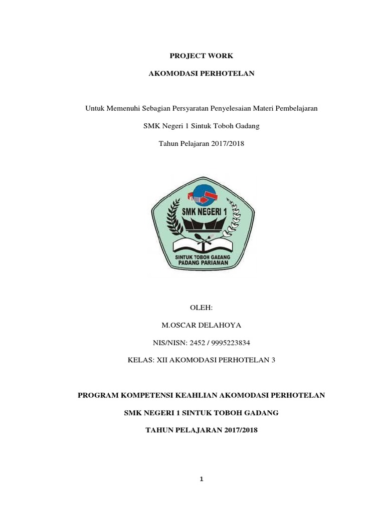 Detail Contoh Project Work Nomer 6