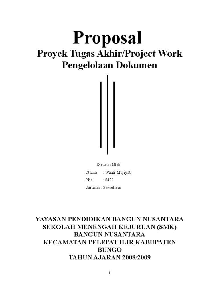 Detail Contoh Project Work Nomer 7