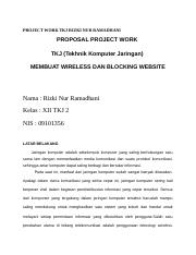 Detail Contoh Project Work Nomer 10