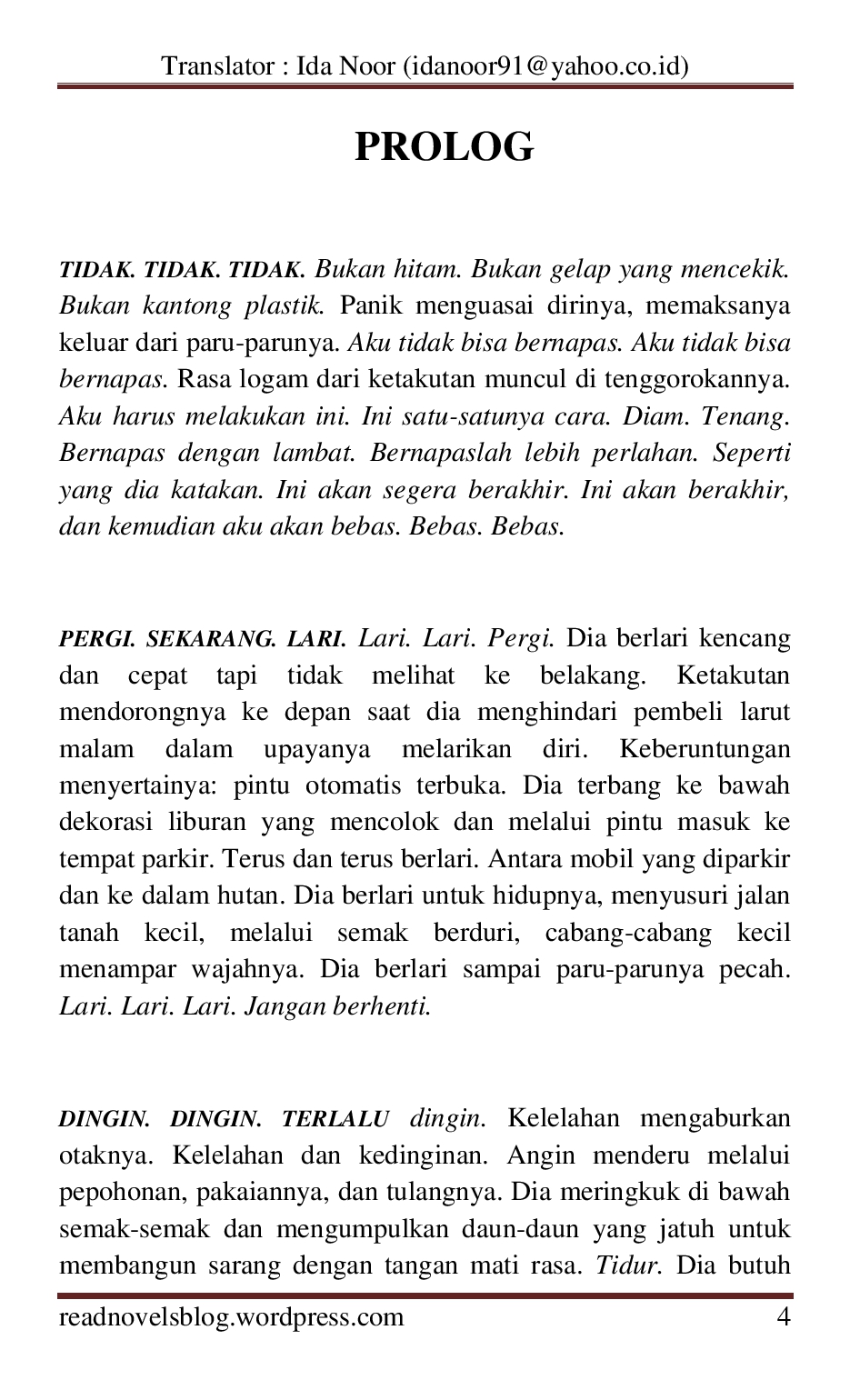 Detail Contoh Prolog Novel Nomer 29