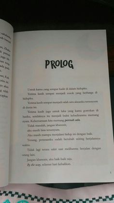 Detail Contoh Prolog Novel Cinta Nomer 20