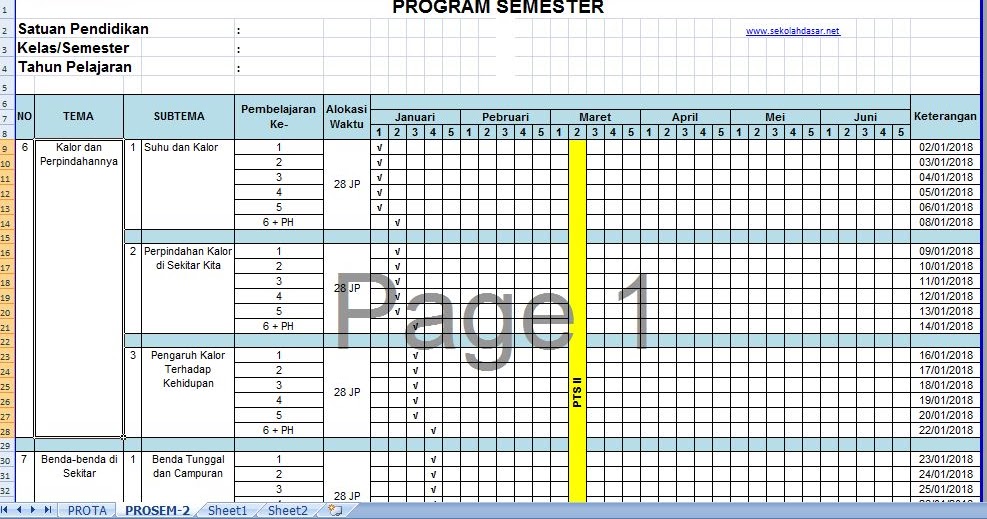 Detail Contoh Promes Sd Nomer 16