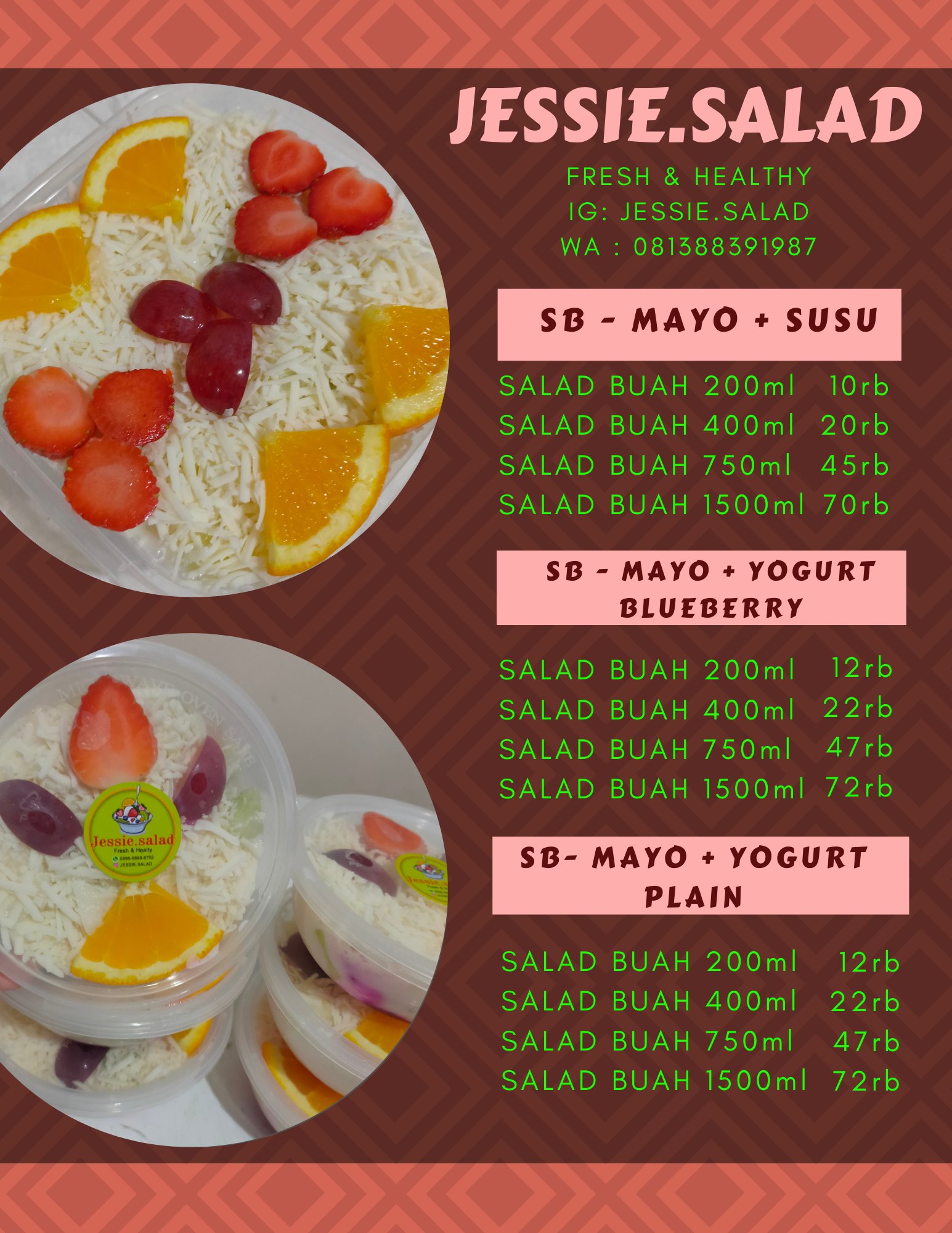 Detail Contoh Promosi Salad Buah Nomer 52
