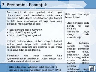 Detail Contoh Pronomina Penunjuk Nomer 39