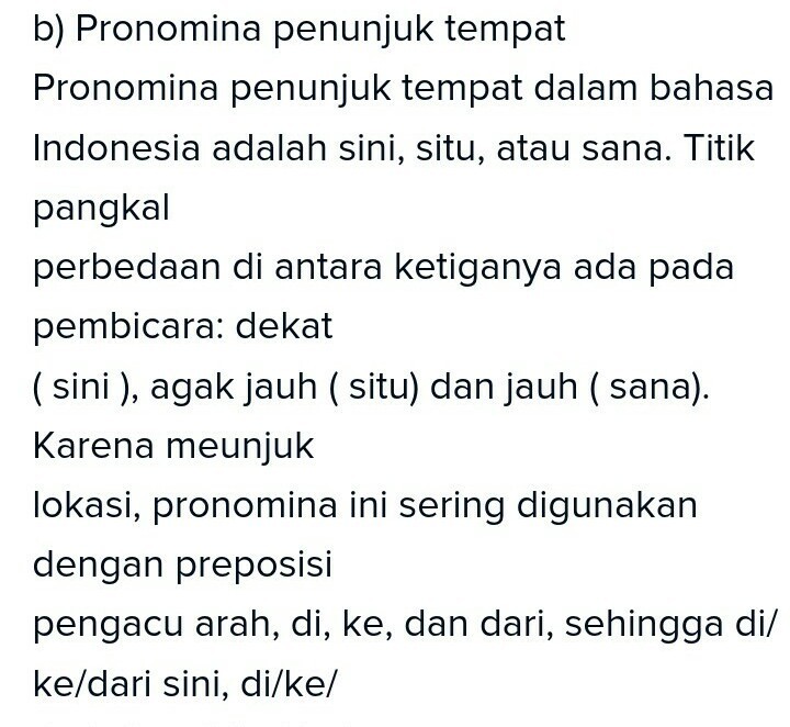 Detail Contoh Pronomina Penunjuk Nomer 8