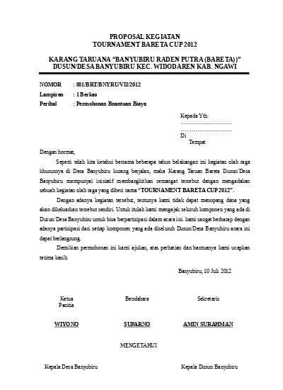 Detail Contoh Proposal Baksos Nomer 19