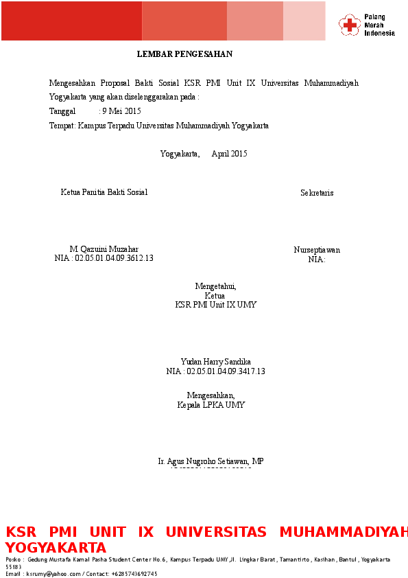 Detail Contoh Proposal Baksos Nomer 8