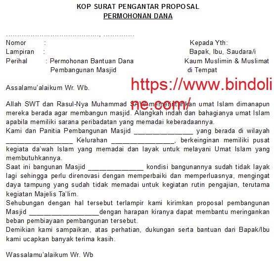 Detail Contoh Proposal Bantuan Dana Pembangunan Nomer 28