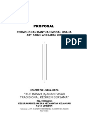 Detail Contoh Proposal Bantuan Dana Usaha Kios Nomer 14