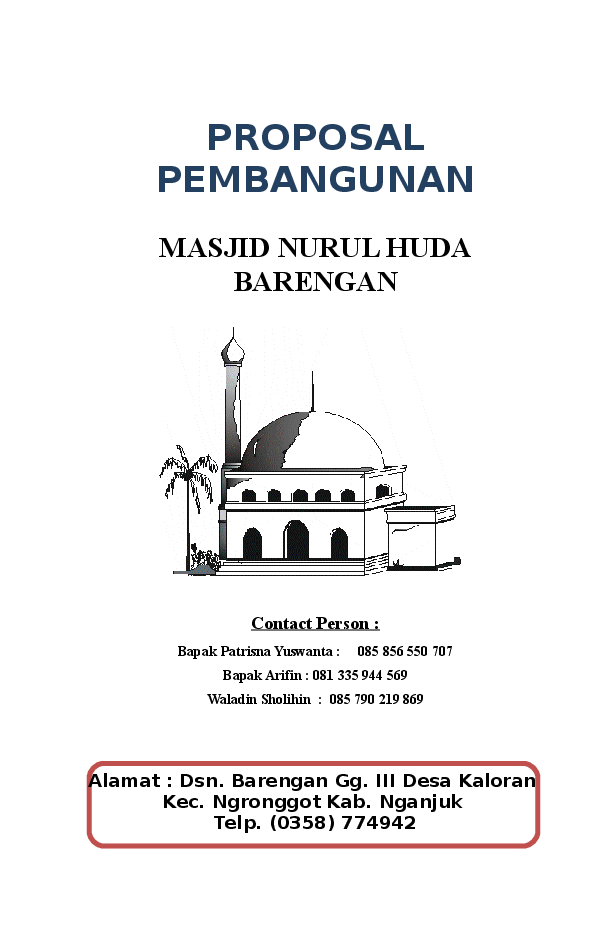 Detail Contoh Proposal Bantuan Masjid Nomer 43