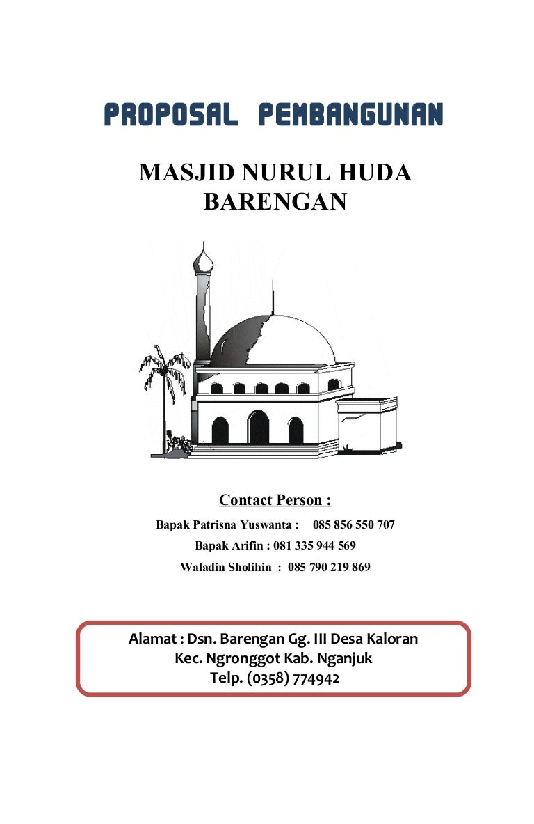 Detail Contoh Proposal Bantuan Masjid Nomer 10