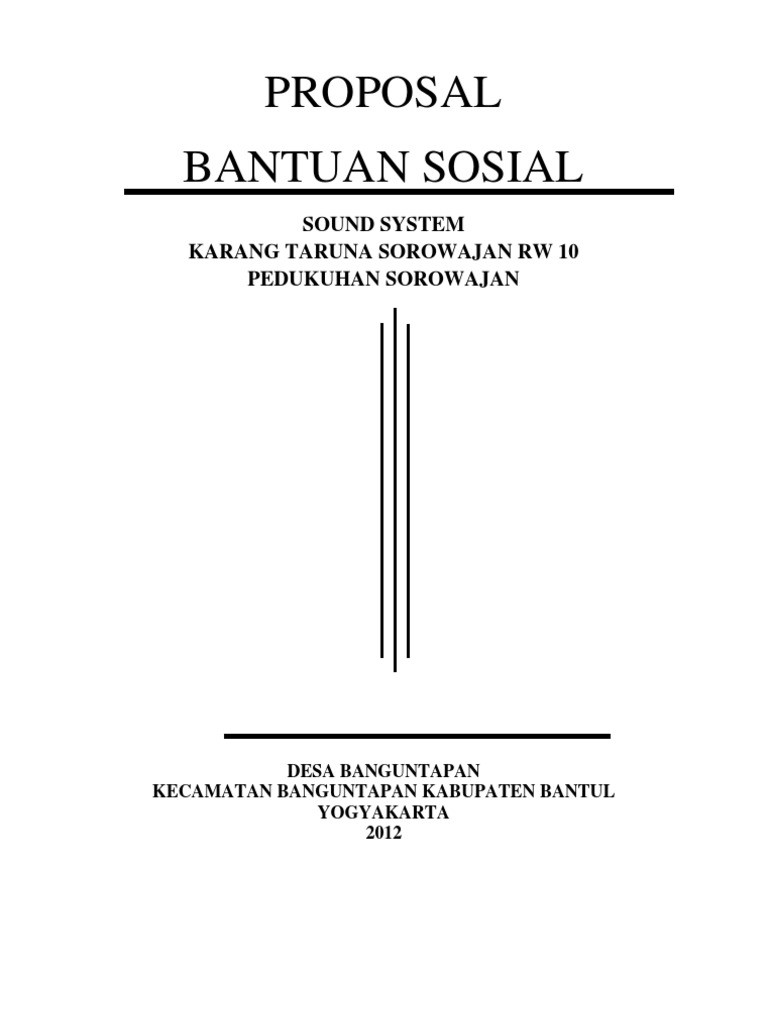 Detail Contoh Proposal Bantuan Sosial Nomer 26