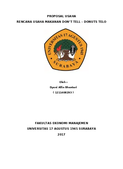 Detail Contoh Proposal Bisnis Makanan Nomer 38