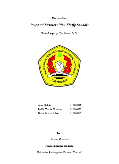 Detail Contoh Proposal Business Plan Nomer 22