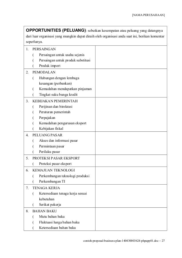 Detail Contoh Proposal Business Plan Nomer 39